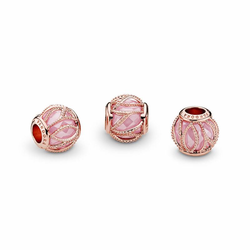 Pandora Rose™ Intertwining Radiance Charm - Pandora Rose/Pink/Cubic Zirconia - Canada | VN8934GU